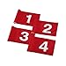 JunZheHub 4Pcs Golf Target Flags, Putting Flag, Garden Backyard Gifts Waterproof Pin Numbered Flag