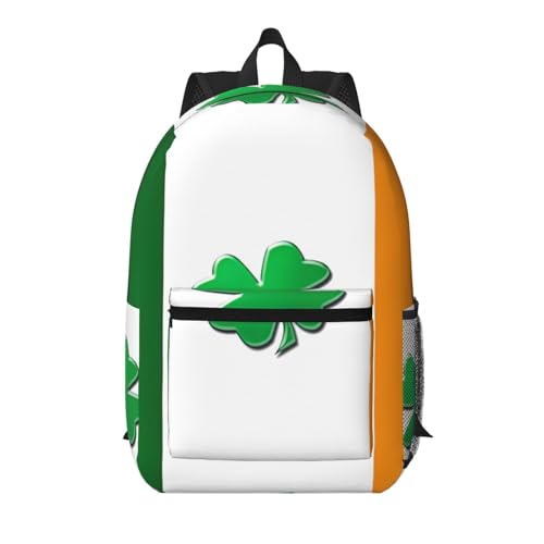 Sac à dos voyage drapeau irlandais résistant pour ranger tout