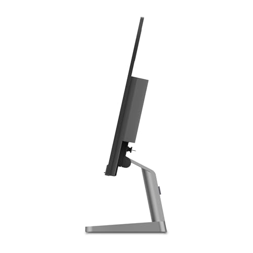 L24i-30 Monitor Gaming - Display 23.8" FullHD (1920x1080, IPS, 4 ms, 75Hz, Input HDMI+VGA, Cavo HDMI, FreeSync, Base in Metallo e Supporto per smartphone) Inclinazione regolabile - Nero/Grigio - Monitor - Immagine 2