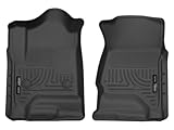 Husky Liners Front Floor Liners Fits 14-17 Silverado/Sierra 1500 Crew/Double