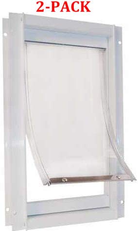 Flap Plastic/Deluxe Pet Door, Extra Large - 10-1/2