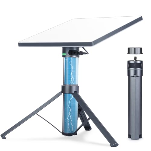 Starlink Mini Power Stand with Integrated Tripod,45,000 mAh for 6 Hours Use & Adjustable Tripod Stand 30V/2A DC Output,Type-C Fast Charging,IP67 Waterproof LED Indicator for Outdoor & Camping