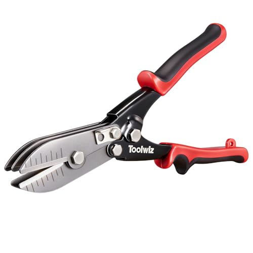 Toolwiz 5 outils pour tôle, pince à sertir pour tuyaux de descente de calibre 24-26, tuyaux de poêle, systèmes de conduits de ventilation en acier...
