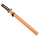 Parliky Holzschwert Leichtes Stabiles Cosplay Katana mit Glatten Kanten Sicheres Party Geeignet zum Bemalen und Interaktiven Zufällige Farbe Zufällige Farbe