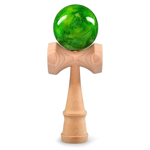 Kendama in Vero Legno di faggio, Model 'Green Flash', Gioco