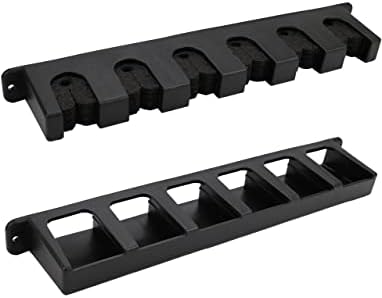 Ducurt Fishing Rod Holders Vertical Rod Rack, Fishing Pole Holders for Garage, Wall, Ceiling Rod Stand, Black