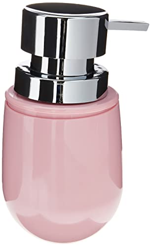 Porta Sabonete Liquido New Belly Cromo, Ou, Rosa Quartzo