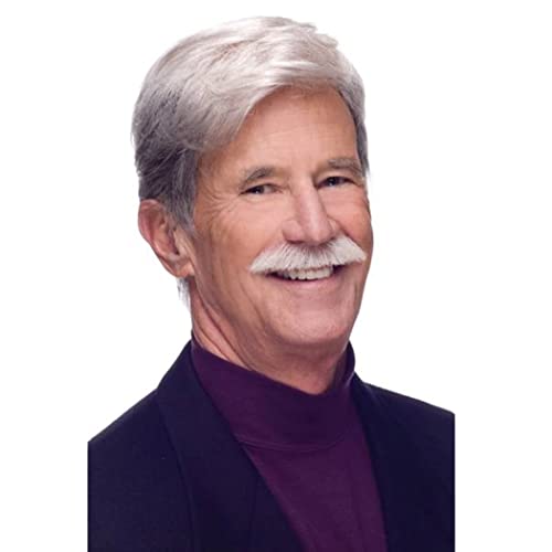 AIYLMZ Short White Ombre Grey Wigs for Older Men Blanche Hair Toupee for Men Natural Side Part Synthetic Wigs Men's Hairpieces Seniors Mixed White Grey Wigs (Grey White) - Image 2