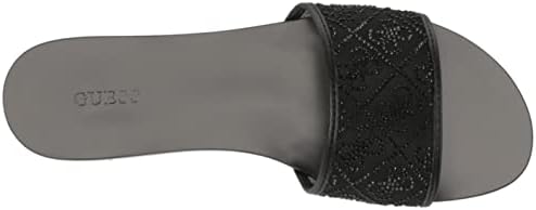 GUESS Women's NORRIN Sandal, Black, 7.5 | Image 4