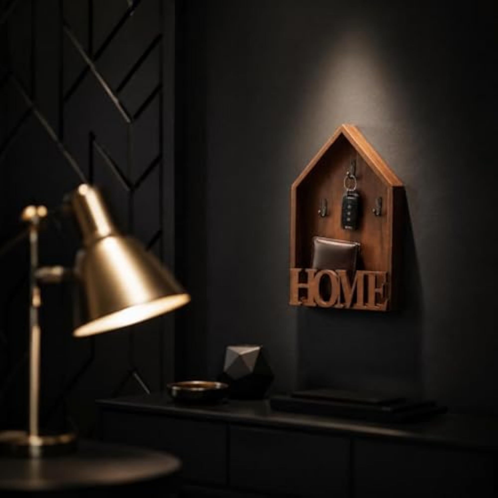 Key Cabinet, Decorative Entryway Key Shelf in Nordic Style