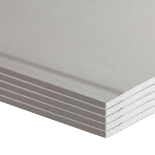 Fortunato Lastra Cartongesso BA 13 Dimensioni 1200 x 2000 mm Spessore 12.5 mm Confezione 5 Pezzi Pareti Divisorie