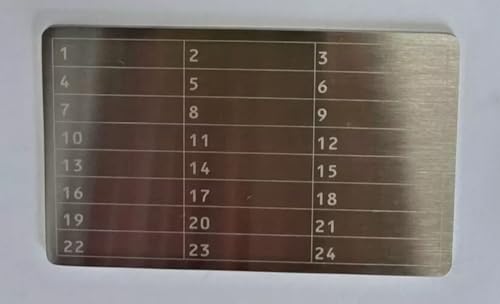 Miniatura 6 de Generisch 2 Carteras Crypto Seed Phrase Lápiz De Grabado Wallet Recovery Acero Inoxidable Incluye Lápiz De Grabado, Plata, Clásico