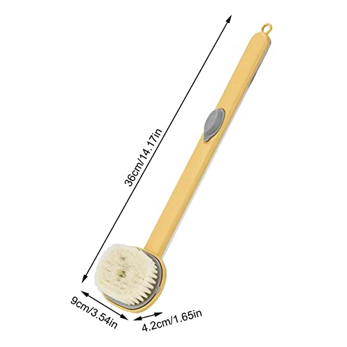 Spazzola da bagno liquida con manico lungo