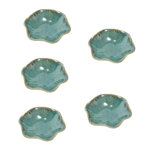 MAGICLULU Lot De 5 Plateaux À Clés En Céramique Plateau De Rangement Pour Bijoux Petit Plateau Décoratif