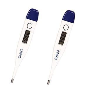 Control D CD01 Automatic Pack of 2 Digital Thermometer (White)