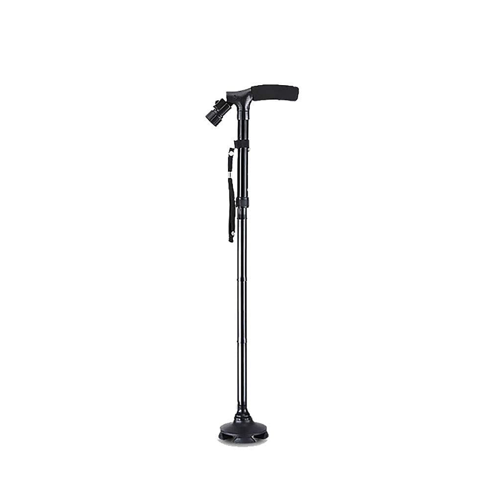 MObyat Andador para Ancianos,Muletas Bastones Plegables para Caminar, Base para piernas, Altura Ajustada, telescópico, Ayuda médica para discapacitados, muletas para Ancianos, Andador antideslizant