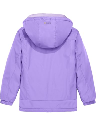 GEMYSE Girl's Waterproof Ski Snow Jacket Hooded Fleece Lined Windproof Winter Jacket2