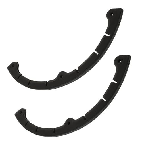 Protections pare-chocs de snowboard en caoutchouc premium noir