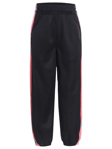 FEESHOW Kids Boys Tear Away Basketball Pants Side Split Buttons Track Pants Hip Hop Street Dance Trousers2