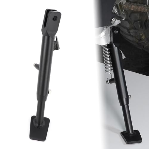 REARACE 0-3'' Adjustable Kickstand Sidestand Fit for DR650 1996-2025 Motorcycle Side Stand Support