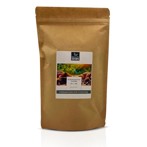 Kakao Pulver, Bio, Edel-Kakaopulver Criollo, Rohkostqualität, stark entölt Kakaopulver Bio (300 g)