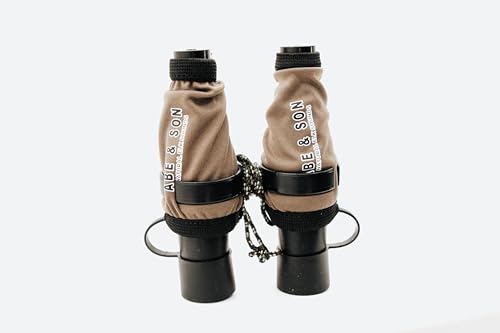 Abe & Son™ Herd Talk Call Set – Elk Calf & Cow Call Combo with Dual Holder, Realistic Elk Sounds for Hunting,