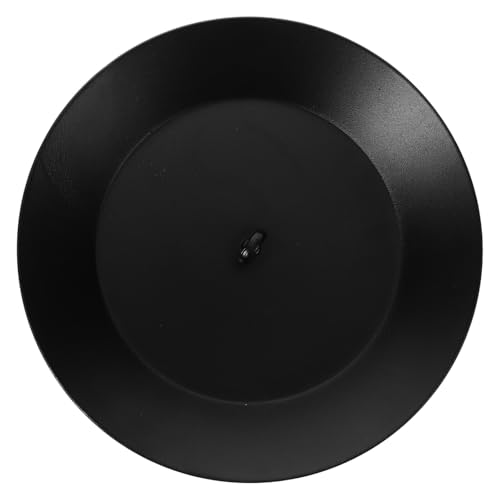 ifundom Bassin De Récupération d'eau De Pluie Bassin Décoratif Vasque Rond Noir