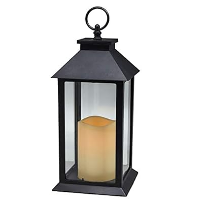 Hanging Glass Panes Lantern Portable Led Candle Light Operated by 3AAA Battery Use for Garden Yard, Indoor & Christmas… 31lSc0b R9L. SS400