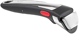 Tefal Ingenio Premium Handle, Stainless Steel, Stackable, Removable, 100 Percent Safe, 10 Year Guarantee, L9863023, Black With Stainless Steel Insert