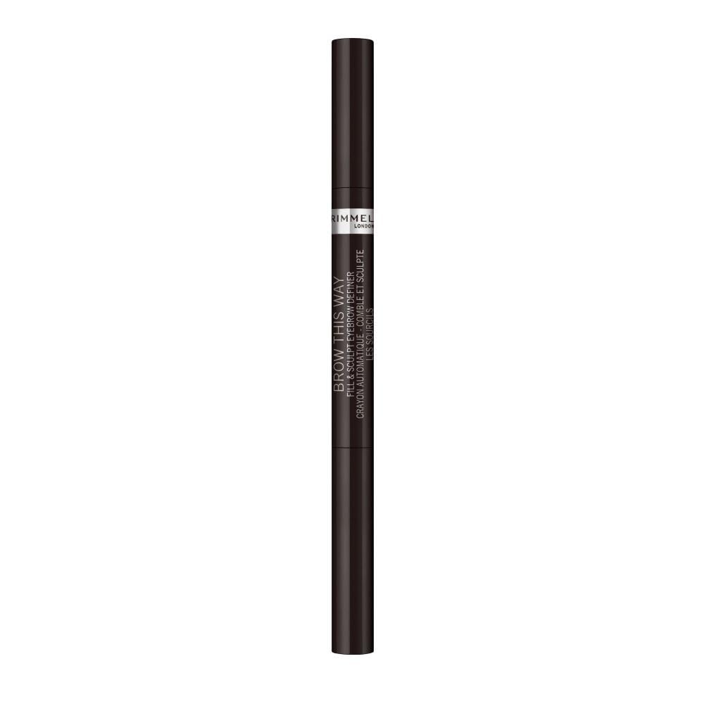 Rimmel Brow this Way Fill & Sculpt Eyebrow Definer, 04- Soft black