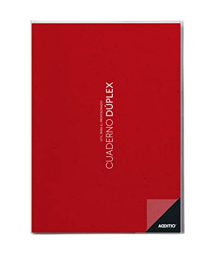 Additio P142 Cuaderno Dúplex Evaluación + Tutoría Rojo Cover