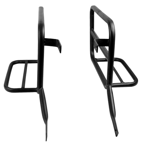 Image of Side Saddle Stay Metal Black Compatible with Royal Enfield Meteor 350