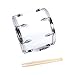 14'' x 10'' Portable Snare Drum Set, with Drumsticks Shoulder Strap Drum Key Percussion Instrument for Students Beginners Marching Snare Drum