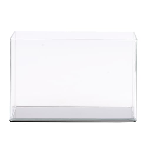 Tanque de Jardín Curvo Grande | Pequeño Acuario de Cristal | Nano Acuario de Cristal | Acuarios Premium para Aquascaping | 10 Litros - 30x17x20cm