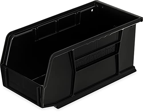 Carlisle FoodService Products Countertop Organizer Lid Holder, Utinsel Holder, Packet Rack with Drop-In Card Holder for Restaurants and Fast Food, Aluminum, 18 x 12 x 19 Inches, Black