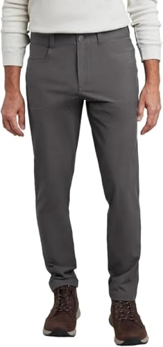 Kirkland Signature Men’s Stretch Tech Pant (Gray, 36W x 30L)