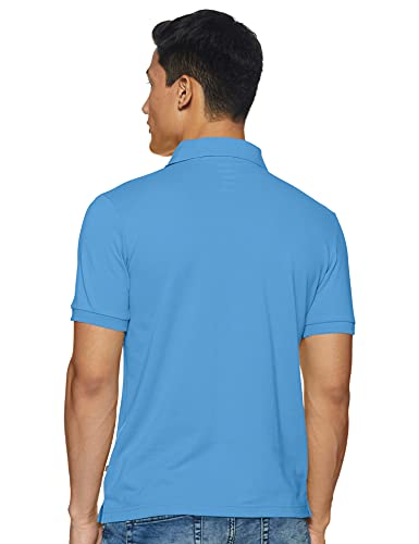 Image of Rupa Bumchums Men Super Combed Cotton Solid Half Sleeve Club Collar Polo Regular Fit T-Shirt with Chest Pocket