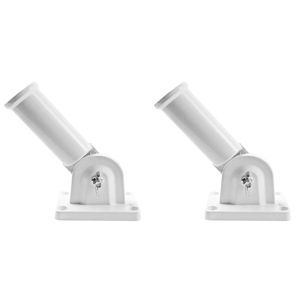 bnf® 2pcs 180 Deg Adjustable Holder Bracket Metal and PVCFlag Pole w/Screws|Home & Garden | Yard, Garden & Outdoor Living | Garden Decor-picture-30
