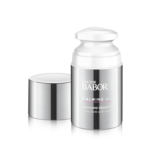 BABOR DOCTOR Calming Rx Soothing Cream Rich, Soothe & Hydrate Dry Sensitive Skin, Night Cream to Calm and Balance Irritated Skin, Supports Skin Barrier, 1.7 oz