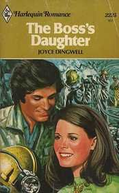 THE BOSS'S DAUGHTER - HARLEQUIN ROMANCE #2225 B001TOP7BI Book Cover