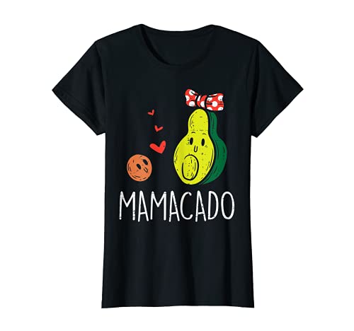 Mujer mamacado funny mom avocado mothers day mama mommy mum women camiseta