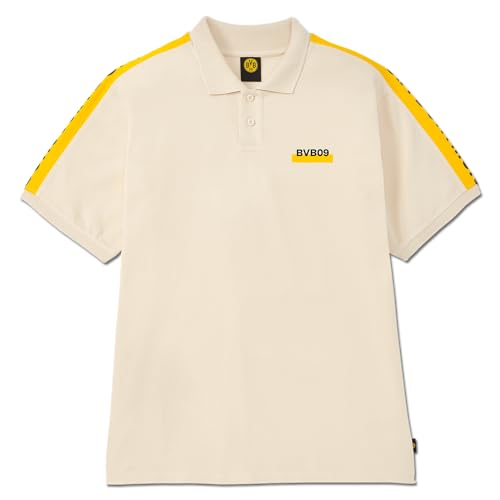 Borussia Dortmund BVB Lifestyle Polo Beige, XXL Hommes