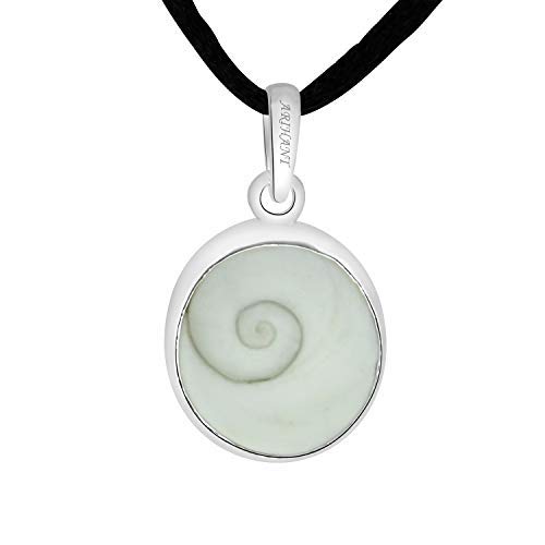 Gomti Chakra 925 Silver Pendant | Certified Natural Astrological Gemstone | Unisex Design for Men & Women