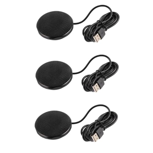 Tofficu Haut-Parleur USB Portable De Bureau en Métal Et Plastique 360 3 Pièces Conférence