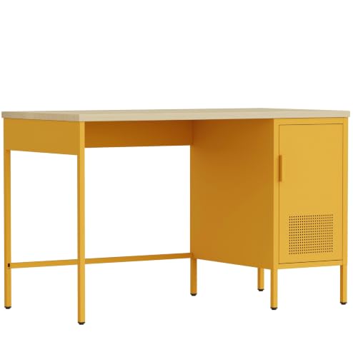 Aiasuit Wood Top Metal Cabinet