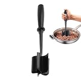 Picadora De Carne Picada Con 5 Cuchillas - Picadora De Carne Resistente Al Calor Para Ternera Y Machacador De Patatas Para Sartenes Antiadherentes | Para Hamburguesas Y Verduras | Fabricado En AB
