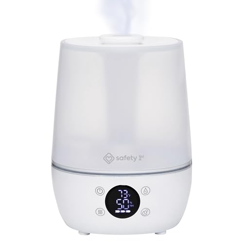 Safety 1st Humid Control Filter Free Humidifier, Detects temperature and humidity levels, White - image 1