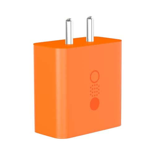 Image of Nothing 65W UltraFast Power Adapter with Dual Port Smart Rapid Charging Block High Efficiency Safe Protection Compact Travel Friendly Charger for Smartphones Tablets Laptops USB-C Devices Use (Orange)