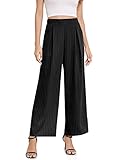 Arolina Womens High Waist Wide Leg Pants Loose Fit Casual Palazzo Lounge Pants with Pockets