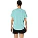 ASICS Women's SILVER Short Sleeve TOP Running Apparel, S, ILLUMINATE MINT